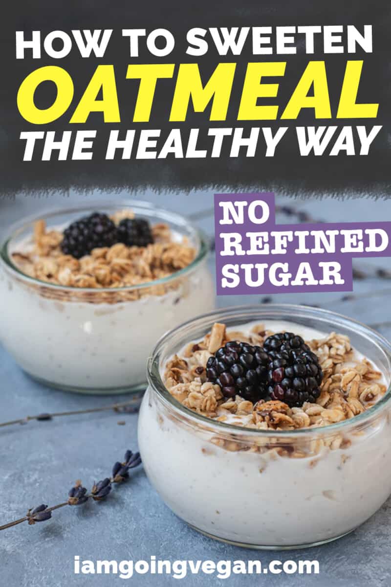 How to Sweeten Oatmeal Without Sugar (18 Healthy Ways) I Am Going Vegan